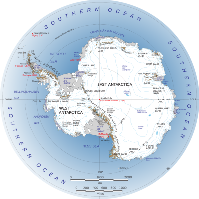 Antarctica:Image source:wikimedia
