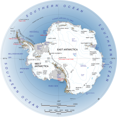 Antarctica:Image source:wikimedia